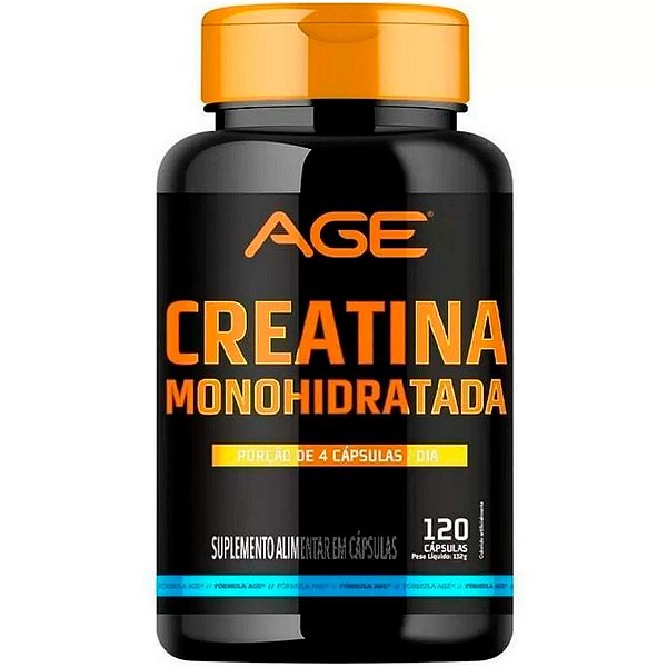 Creatina Age Pura Monohidratada - 120 Cápsulas - Nutrilatina AGE