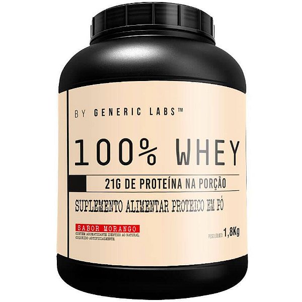 100% Whey Protein - 1800g - Generic Labs