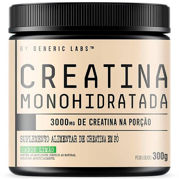 Creatina Monohidratada Saborizada - 300g - Generic Labs
