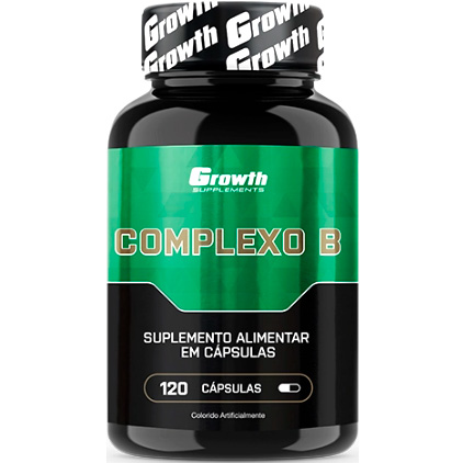 Complexo B - 120 Cápsulas - Growth Supplements