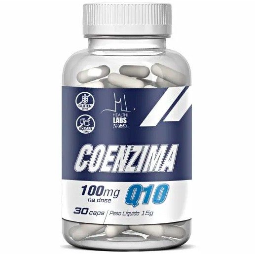 Coenzima Q10 (100mg) - 30 Cápsulas - Health Labs