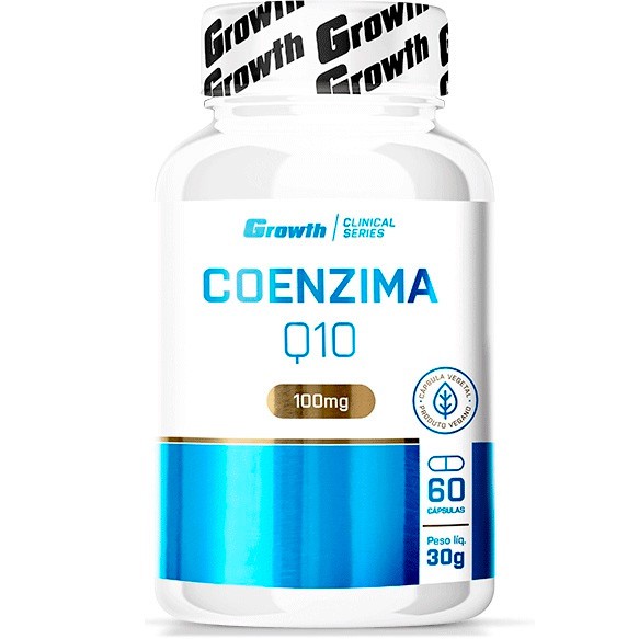 Coenzima Q10 (100mg) - 60 Cápsulas - Growth Supplements