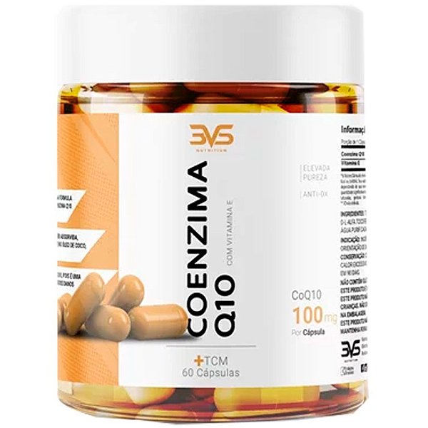 Coenzima Q10 (100mg) - 60 Cápsulas - 3VS Nutrition