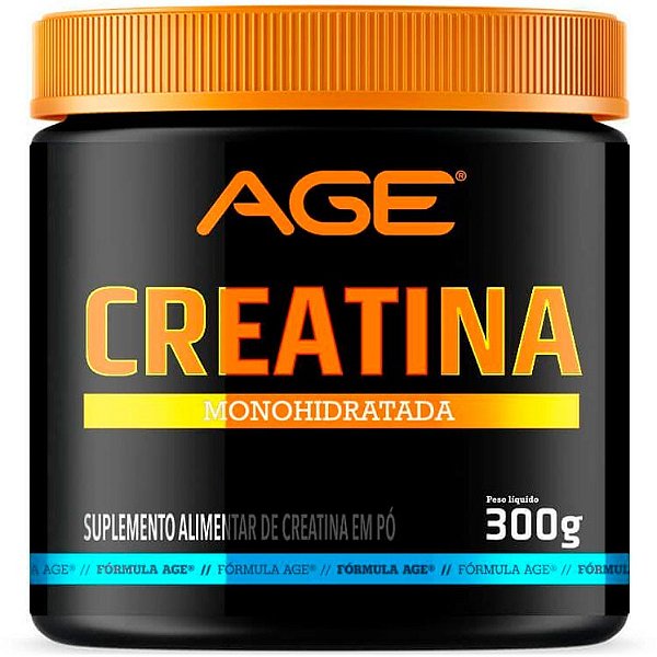Creatina Age Pura Monohidratada - Pote 300g - Nutrilatina AGE