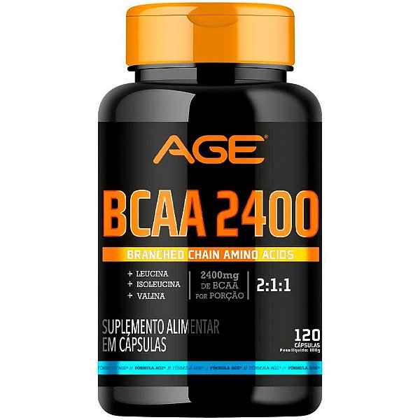 BCAA 2400 - 120 Cápsulas - Nutrilatina AGE