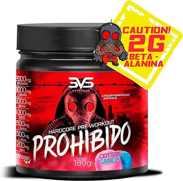 Prohibido Pré-Treino - 180g - 3VS Nutrition