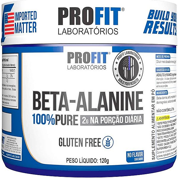 Beta Alanina 100% Pura - 120g - Profit Labs