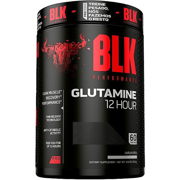 Glutamina 100% Pura (12 Hour) - 300g - BLK Performance