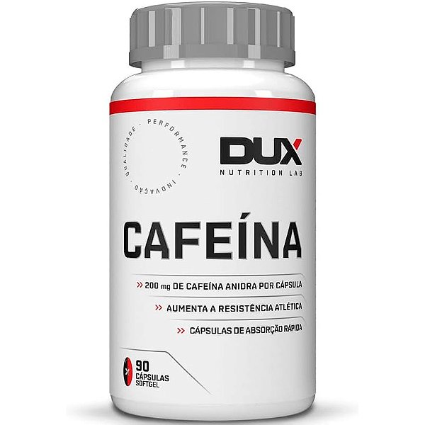 Cafeína Pura - 90 Cápsulas - Dux Nutrition