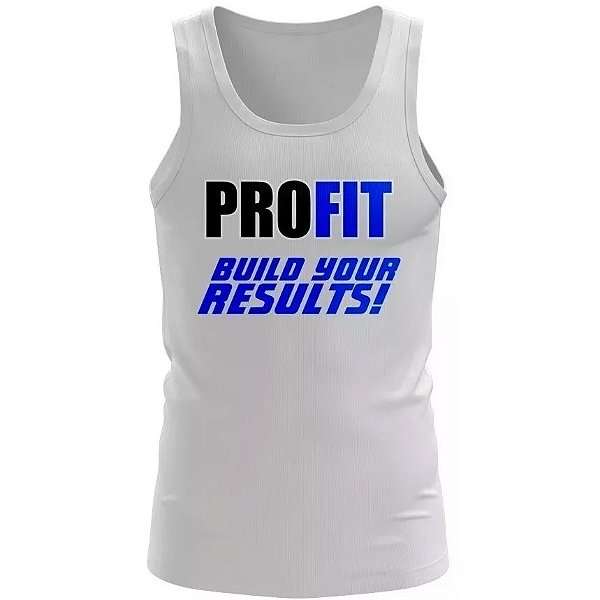 Regata Espartano (Dry Fit) - Branca - Profit Labs