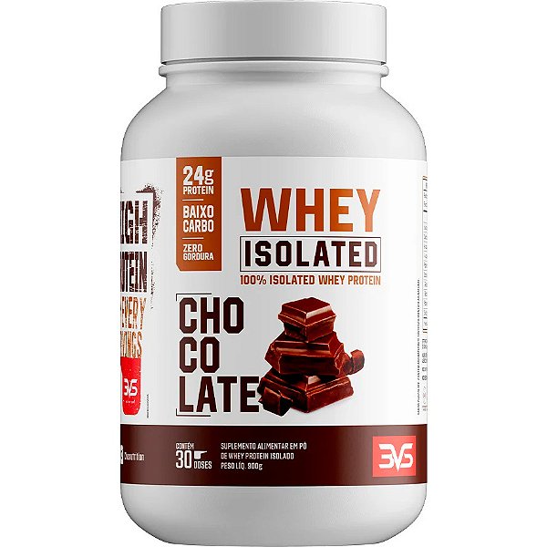 Whey Protein 100% Isolado - 900g - 3VS Nutrition
