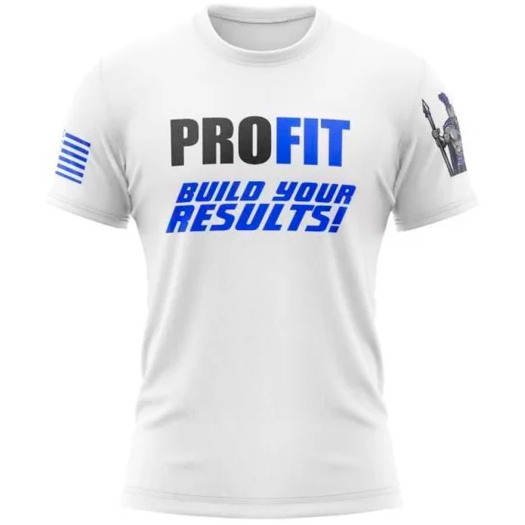 Camiseta Spartan (Dry Fit) - Branca - Profit Labs