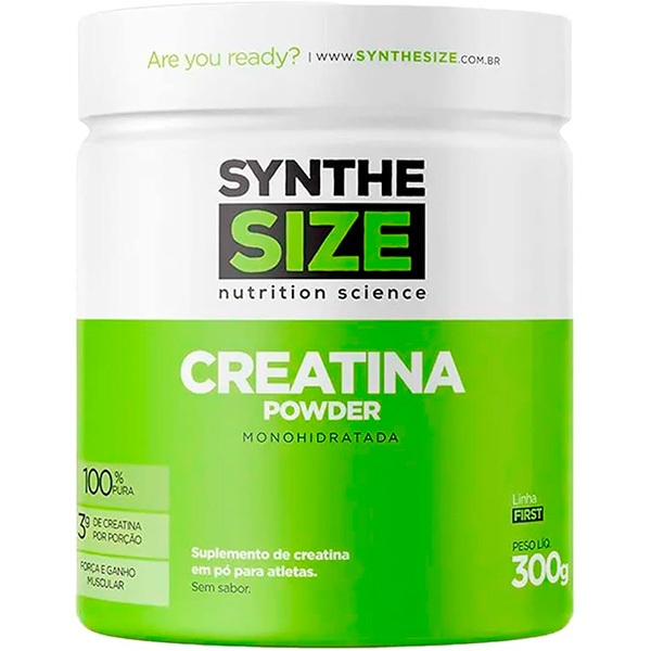 Creatina 100% Pura Monohidratada - 300g - SyntheSize