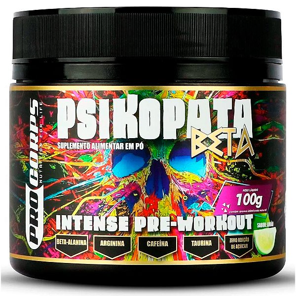 Psikopata Beta Pré-Treino - 100g - Pro Corps