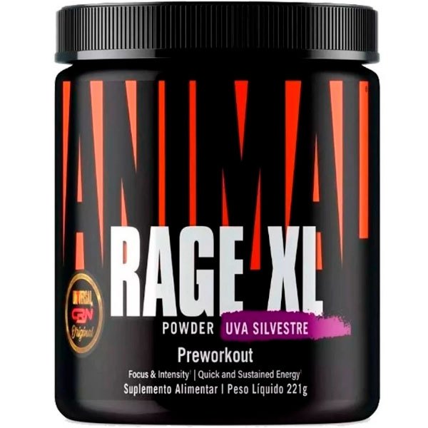 Animal Rage XL Pré Treino - 221g - Universal Nutrition