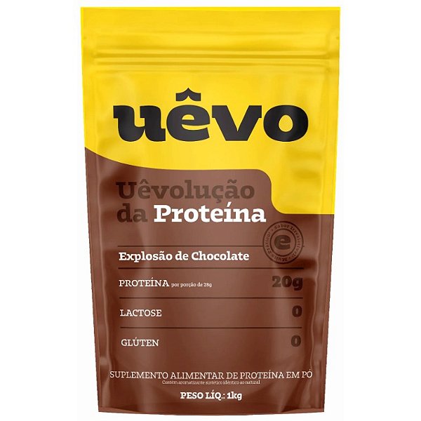 Albumina Uêvo Pura (80% Proteína) - 1000g - Naturovos