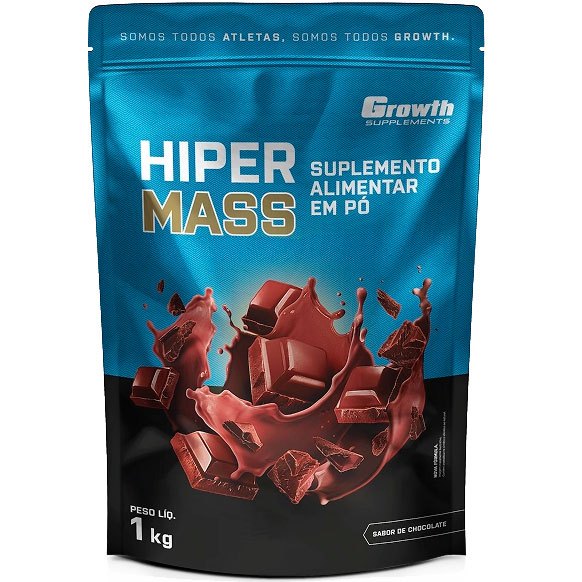 Hipercalórico Hiper Mass - Pacote 1kg - Growth Supplements