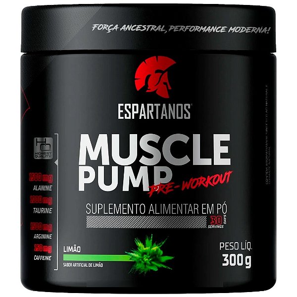 Muscle Pump Pré-Treino - 300g - Espartanos