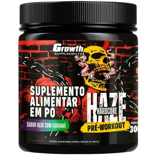 Haze Hardcore Pré-Treino - (300g) - Produto 100% Original