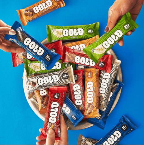 Bold Bar Protein (Caixa Mix 8 Sabores) - (12un x 60g cada) - (720g) - Bold Snacks