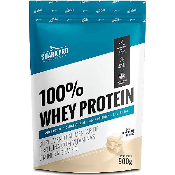 100% Whey Protein Refil - 900g - Shark Pro
