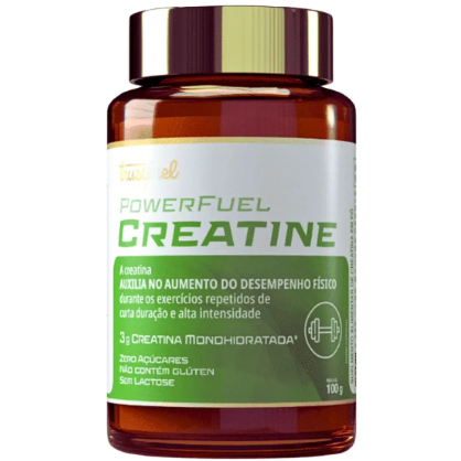 Creatina Monohidratada Powerful - 100% Pura - 100g - Trustfuel