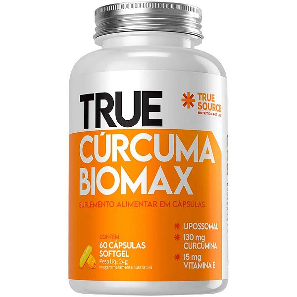 True Cúrcuma Biomax Lipossomal - 60 Cápsulas - True Source
