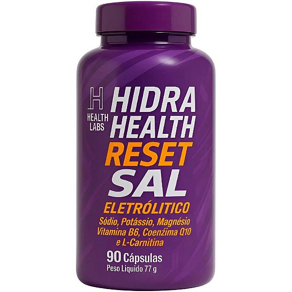 Hidra Health Reset Sal - Eletrolitico - 90 Cápsulas - Health Labs