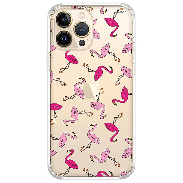 Capa Case Capinha Compatível Personalizada - Flamingos
