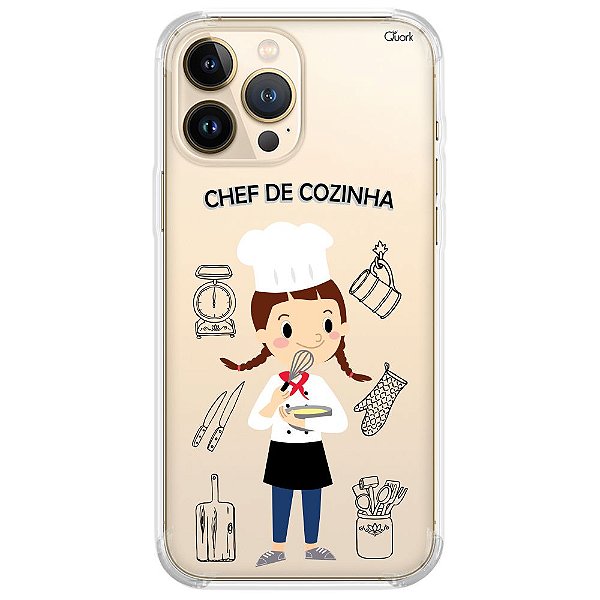 Capa Case Capinha Compatível Personalizada - Chef Cozinha