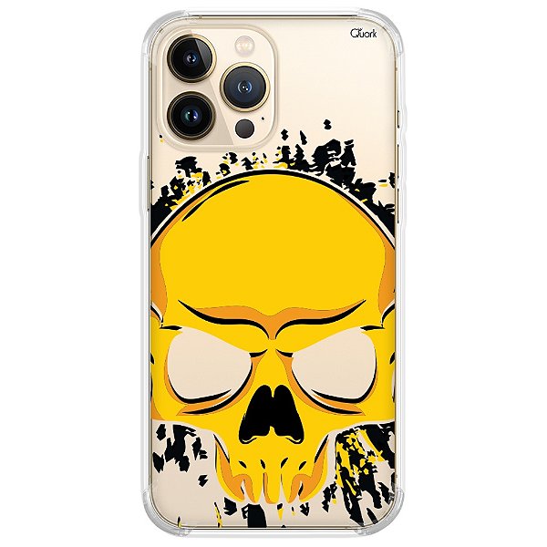 Capa Case Capinha Compatível Personalizada - Yellow Skull