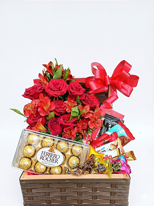 Baú Amor Inesquecível – Rosas & Chocolate