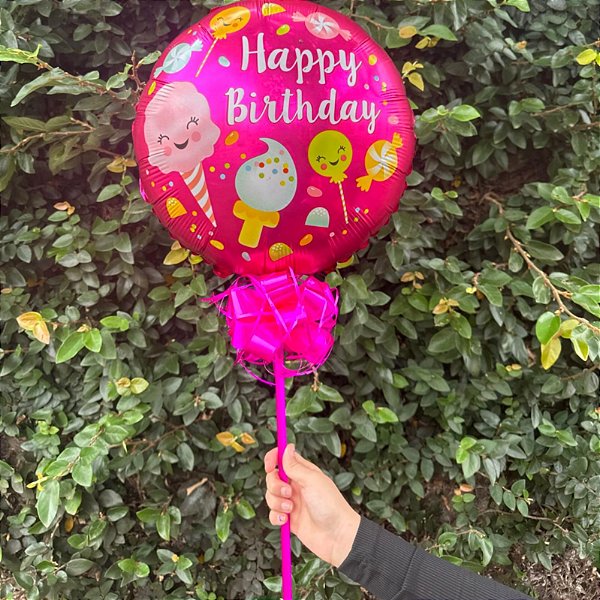 Balão Doces "Happy Birthday"