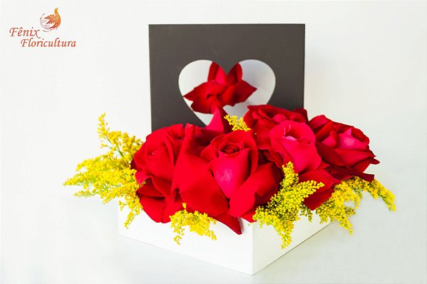 Coração Repleto de Rosas