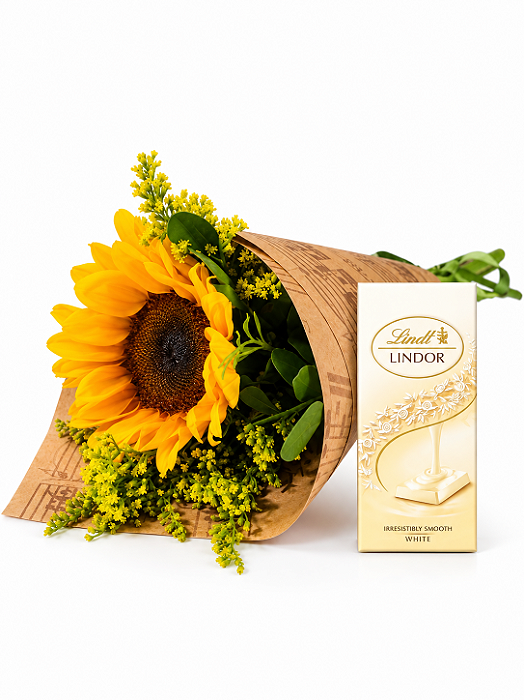 Girassol no Kraft & Barra Lindt White