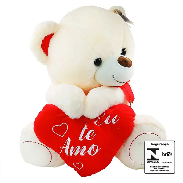 Urso de Pelúcia Eu Te Amo
