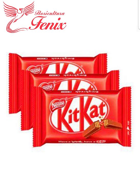 Kit Kat ao leite 3 unidades