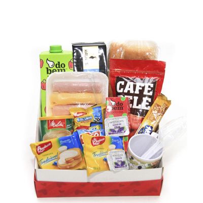 Cesta de café da manhã "Bom dia vida"