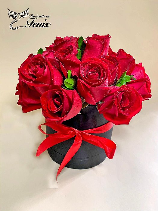 Luxuoso Box de Rosas Vermelhas