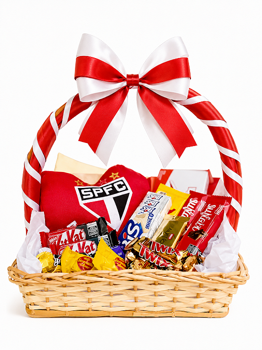Cesta de Chocolates Tricolor