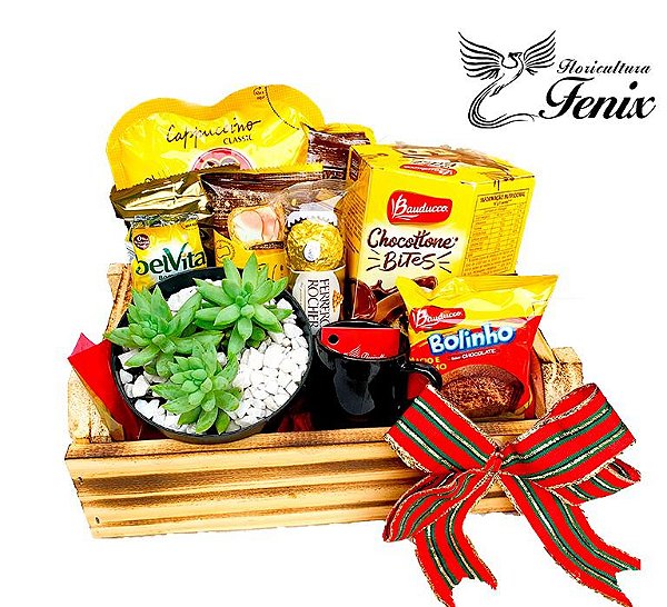 Cesta de Café Lembrança de Natal