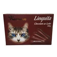 Chocolate viermon Língua de gata