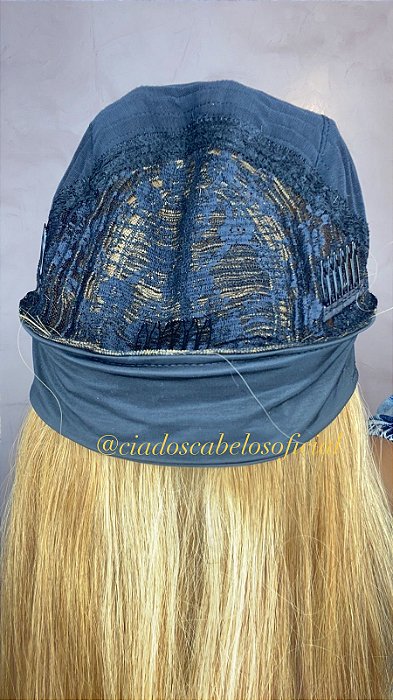 Peruca Headband Patricia detalhe da parte interna