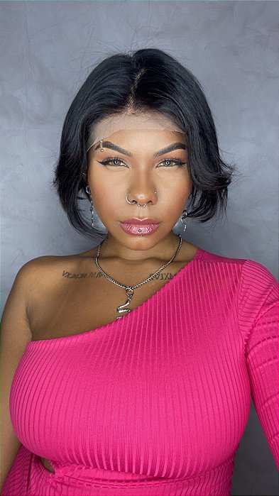 Peruca Lace Front Sônia visual completo