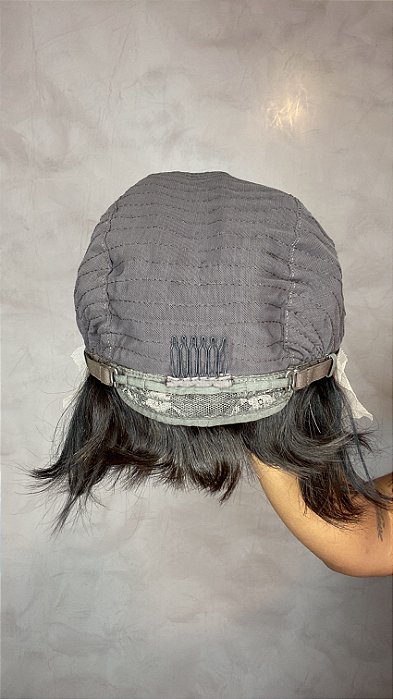 Peruca Lace Front Sônia acabamento interno