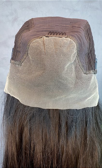 Peruca Lace Front Cabelo Humano Medusa 521 parte interna