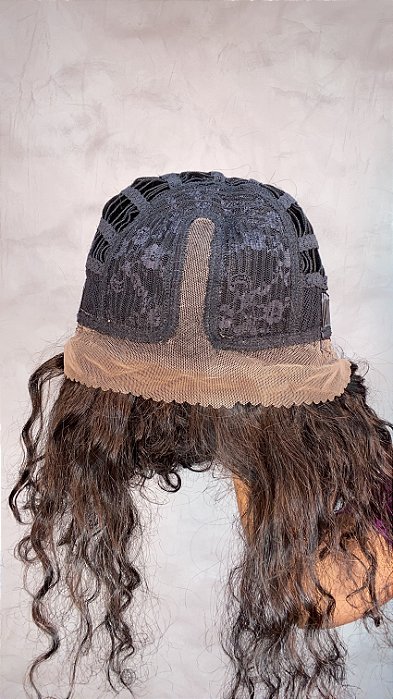Peruca Lace Front Cabelo Humano Heloísa parte interna