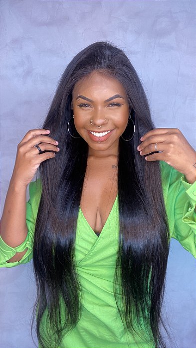 Peruca Lace Front Cabelo Humano Deli 5 volume