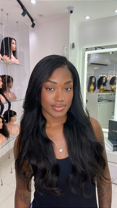 Peruca Lace Front Cabelo Humano Nico 60