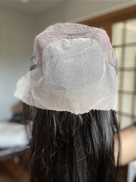 Peruca Lace Front Cabelo Humano Dublin parte interna